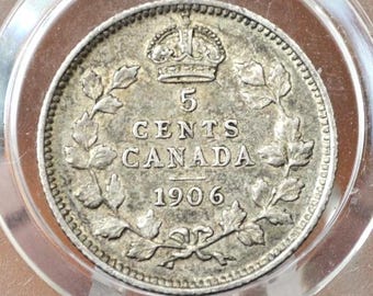 カナダ硬貨 カナダ 5セント | エリザベス2世 | ビーバー | 1963 - 1964