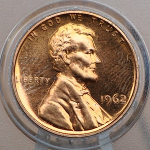 1962 P&D Lincoln Memorial Penny - BU - Philadelphia, Denver Mints - Collectible Coin - 1962 P 1962 D Memorial Cent