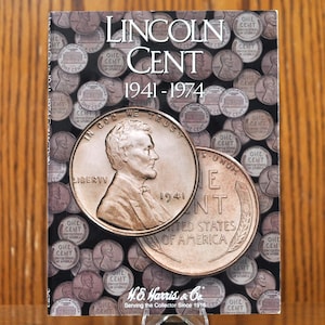 Lincoln Wheat Penny and Indian Head Cent Coin Album, Choose by Type - Coin Collecting Supplies - Whitman Albums HE Harris Albums, + More!