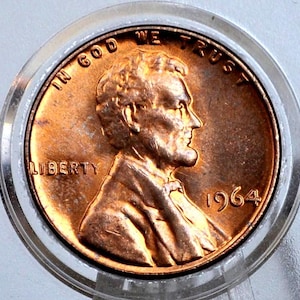 Lincoln penny 1964 - Etsy 日本