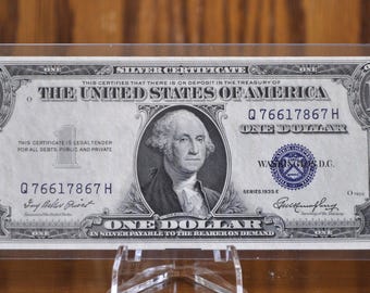 1935 Silver Certificates Blue Seal - Choose by Grade - 1935 Series Blue Seal Silver Cert 1935 - Fr#1607 - Fr#1618
