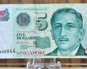 旧紙幣　シンガポール　2ドル　船　Singapore 帆 絵柄 dollars 旧紙幣 シンガポール 2ドル 船 Singapore 帆 絵柄 dollars