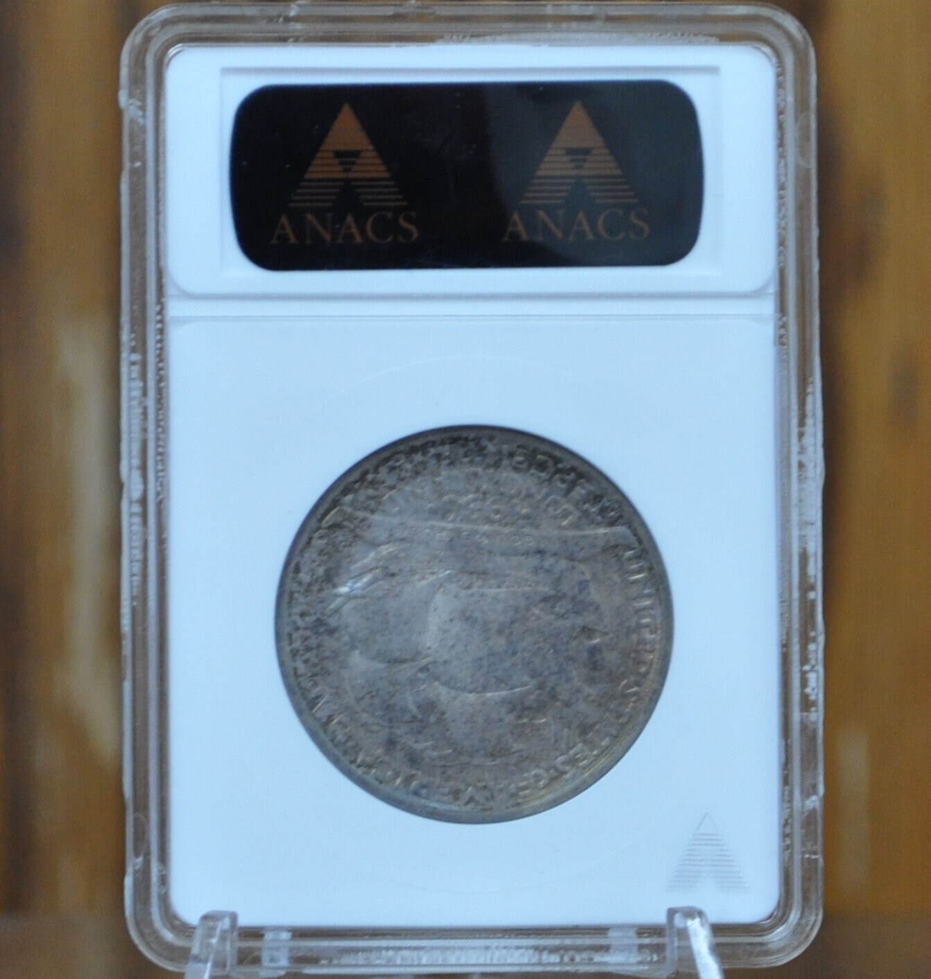 アメリカ　1936 ロングアイランド　記念銀貨　ハーフダラー 本物 1936 ロングアイランド 300 周年記念銀貨ハーフドル - MS60+ (未