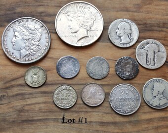Lot of World Silver Coins - Multiple Lots Available, Check