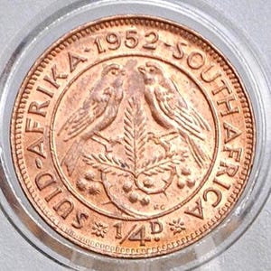 1950s South Africa 1/4 Penny UK Issue - Great Condition - Choose by Date - Great Coin for a Collection -