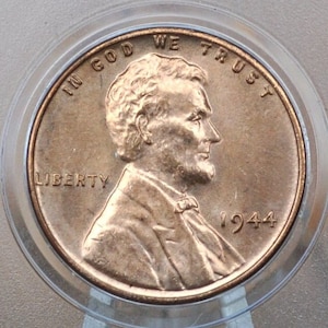 1944 Wrack Penny - WWII Era Cent - Philadelphia Mint - Sammlermünze