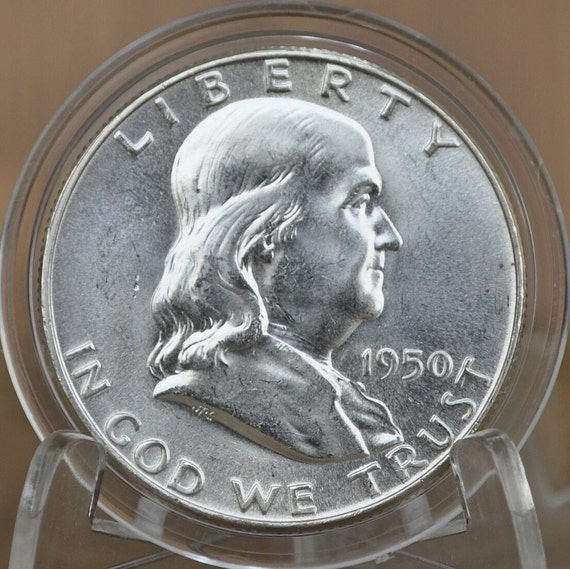 1950 Franklin Half Dollar- P&D Mints, Choose by Grade and Mint