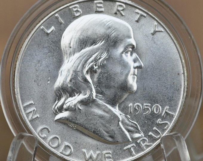Silver Bullion Benjamin Franklin Half Dollar Random Date 19481963 Etsy