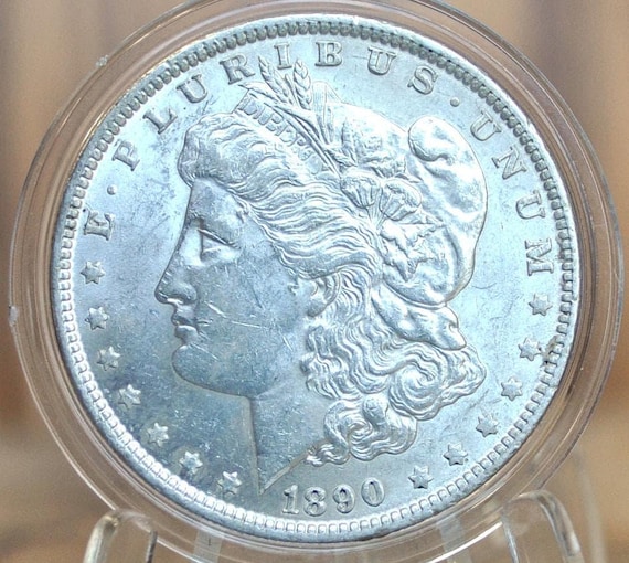 1889 P モーガン シルバー ドル コイン 本物 未流通 モルガン・ダラー