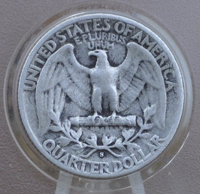 1945年 P、D、S ワシントン銀貨 25セント硬貨 - グレードとミントで