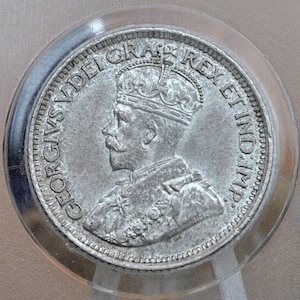 1912 Newfoundland Ten Cent - BU (Uncirculated) Grade / Condition - Beautiful Mint Luster, Low Mintage Coin - Ten Cents Newfoundland 1912