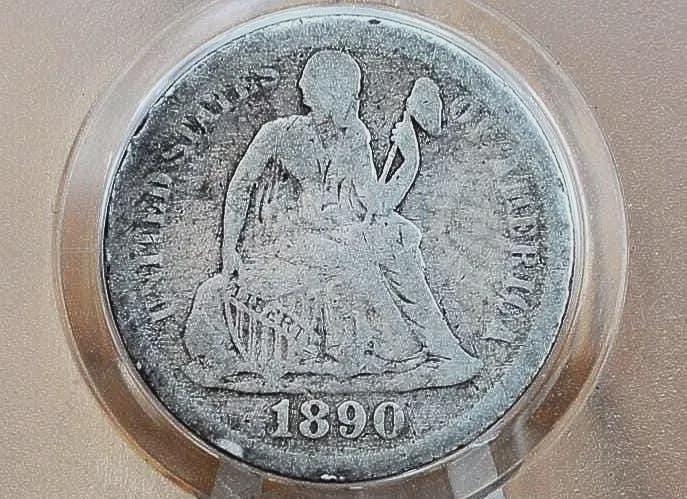 1890年 シーテッド・リバティ・ダイム - グレードとミントで選ぶ