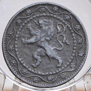 1916 Belgian 25 Centimes - Great Condition - German Occupation Coinage - 1916 Belgium 25 Cents, Incredible Coin for a collection -