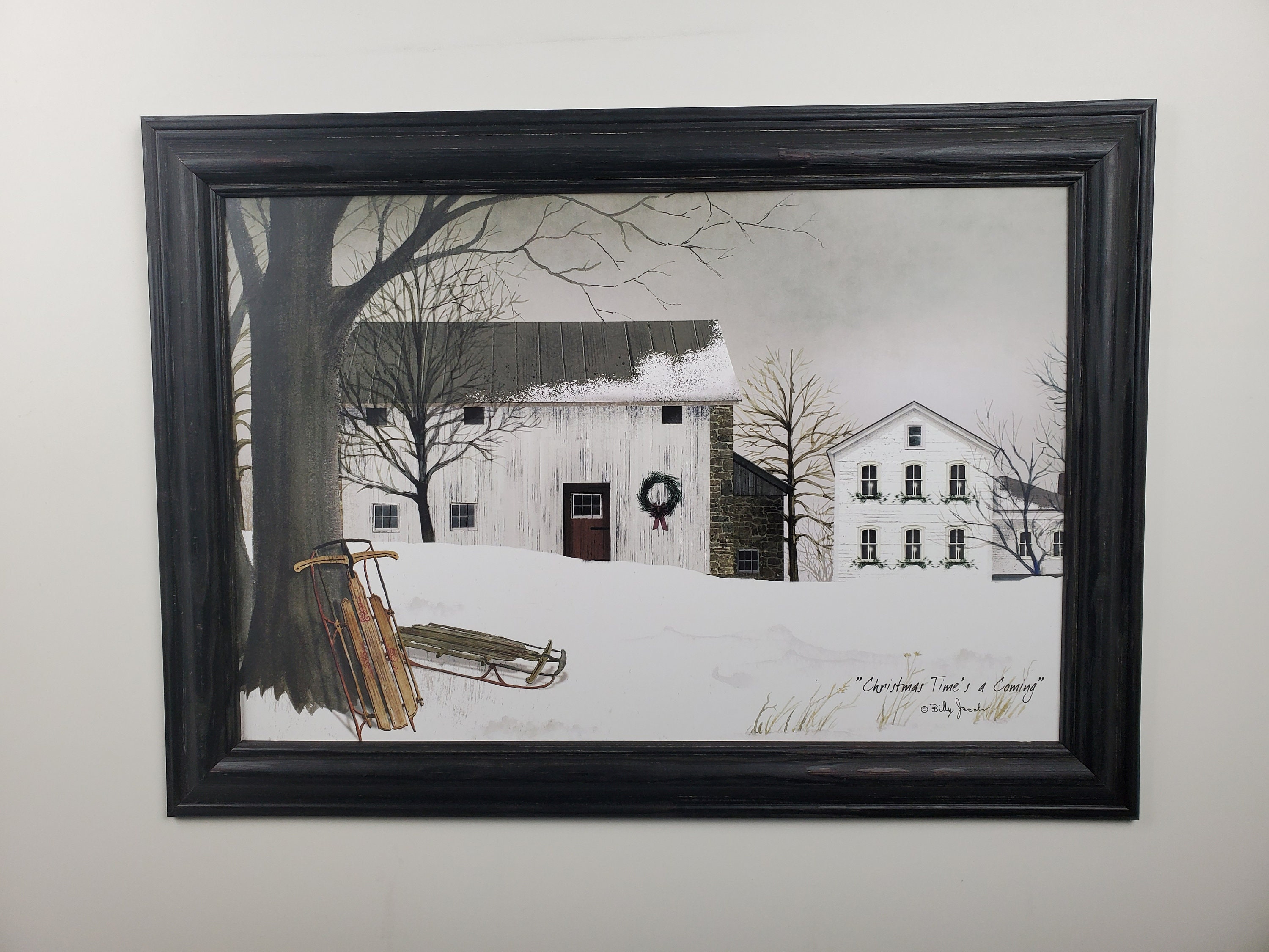 Billy Jacobs christmas Time's a Coming Sleds Etsy