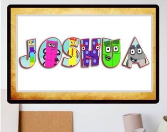 Numberblocks Pin Button