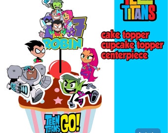 Teen Titans Go Cake Etsy