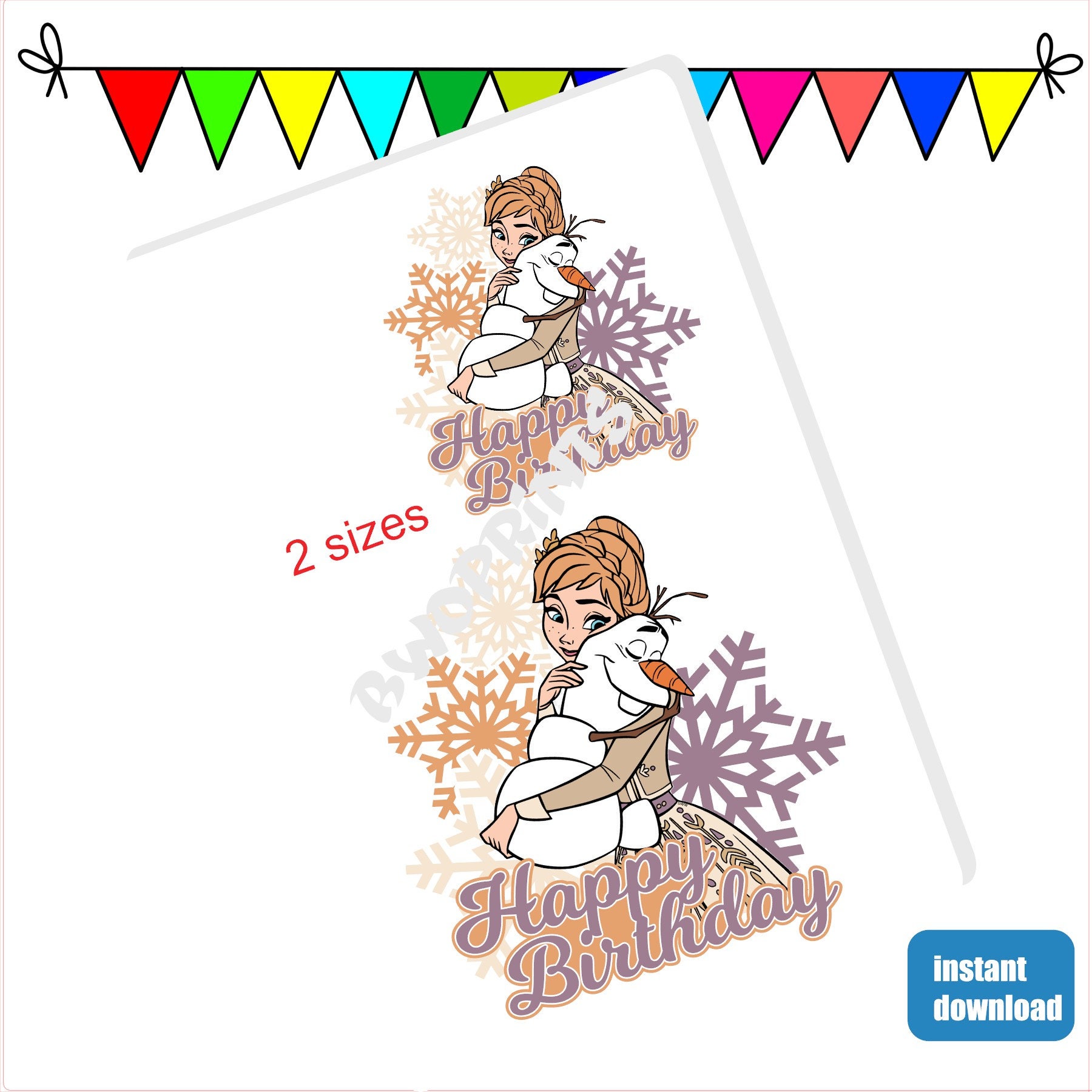 frozen 2 cake topper frozen cake printable frozen cake etsy