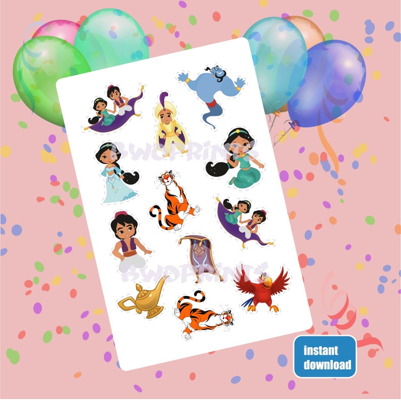 Free Free 341 Princess Jasmine Cupcake Toppers Printable SVG PNG EPS DXF File