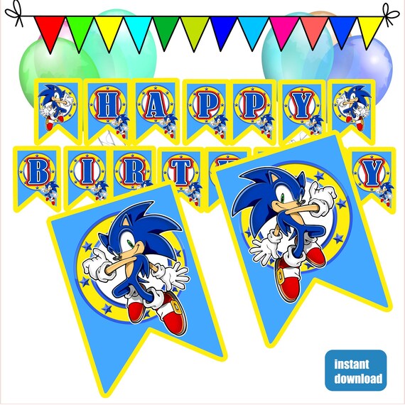 theme anniversaire sonic