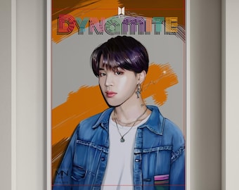 BTS Jimin Fabric Slogan Banner - Etsy