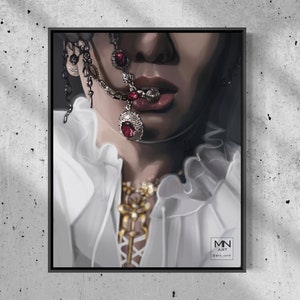Bts Jungkook Jaw Face Matte Finish Poster Paper Print - Personalities  posters in India - Buy art, film, design, movie, music, nature and  educational paintings/wallpapers at