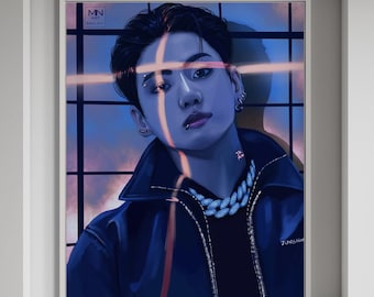 BTS PROOF JK Art, Jungkook fanart, Jk digital art, Army gift