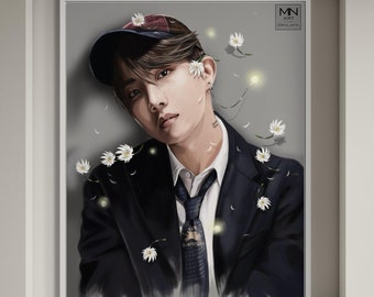 BTS J-hope | Love Yourself | Kpop Fine Art Print - Etsy