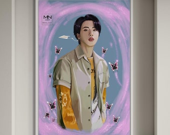 BTS Jin Super Tuna Posters | Digital - Etsy