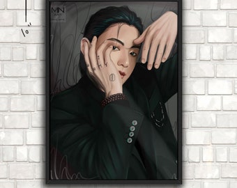 Bts Jungkook Fanart Etsy