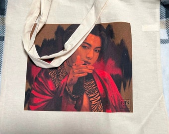 BTS JK tote bag, Bts tote bag, Bts fanart, Bts bag, Bts gift, Bts army gift