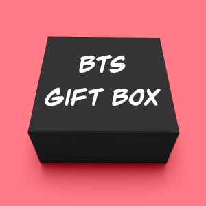 BTS Large gift box | BTS Individual members gift box | BTS gift Box| Fanart prints and handmade accessory,