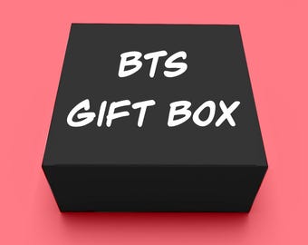 BTS Large gift box | BTS Individual members gift box | BTS gift Box| Fanart prints and handmade accessory,