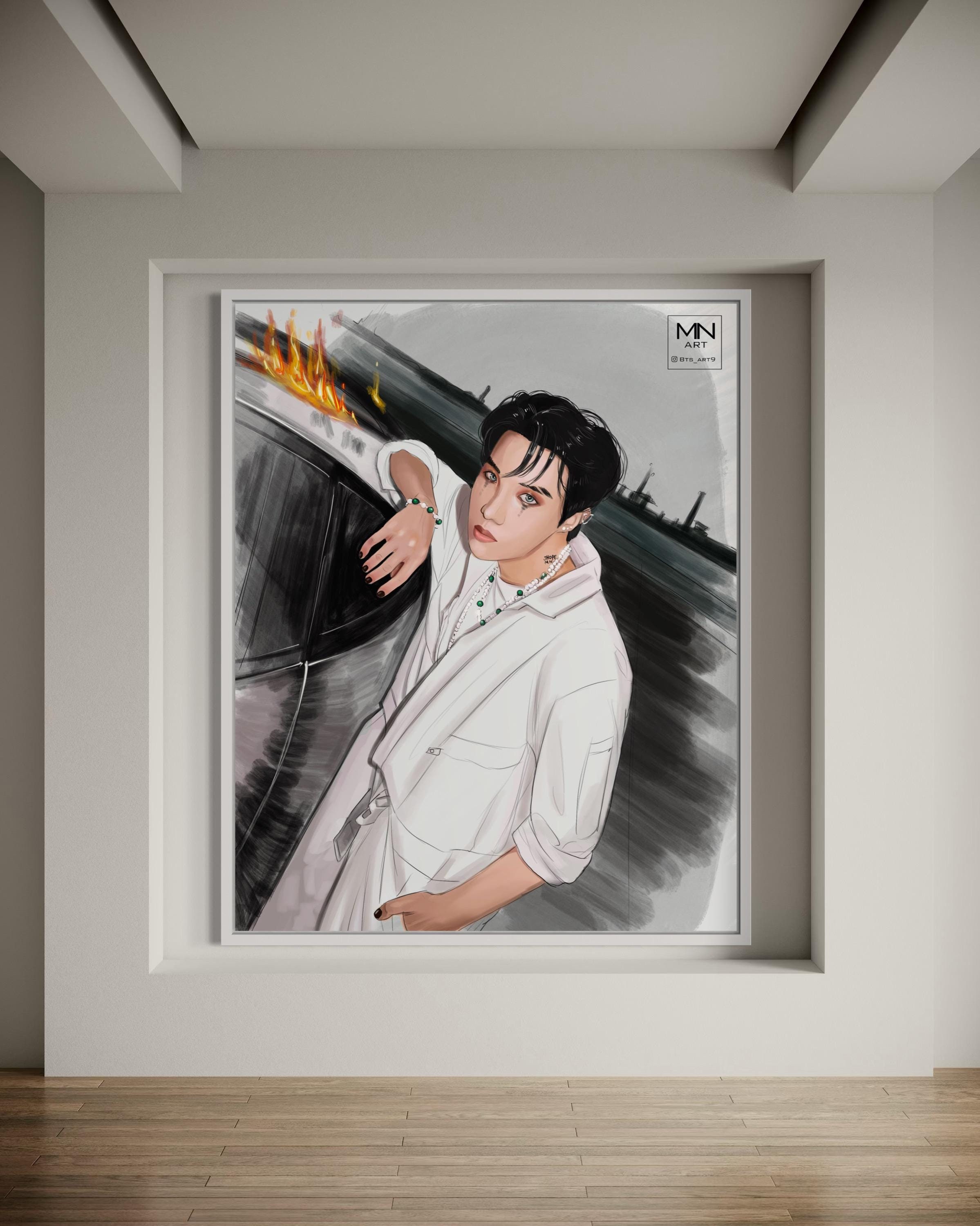 BTS Jhope Arson Art Print, Bts Jhope Jack in the Box, Jack
