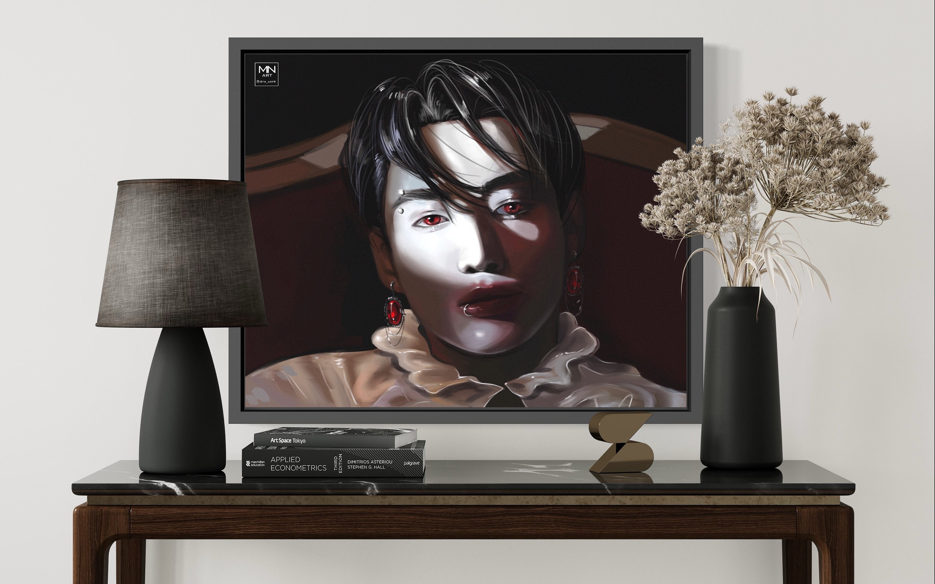 BTS Vamp Kook Art Print Vampire Jungkook Bts Jungkook Art - Etsy
