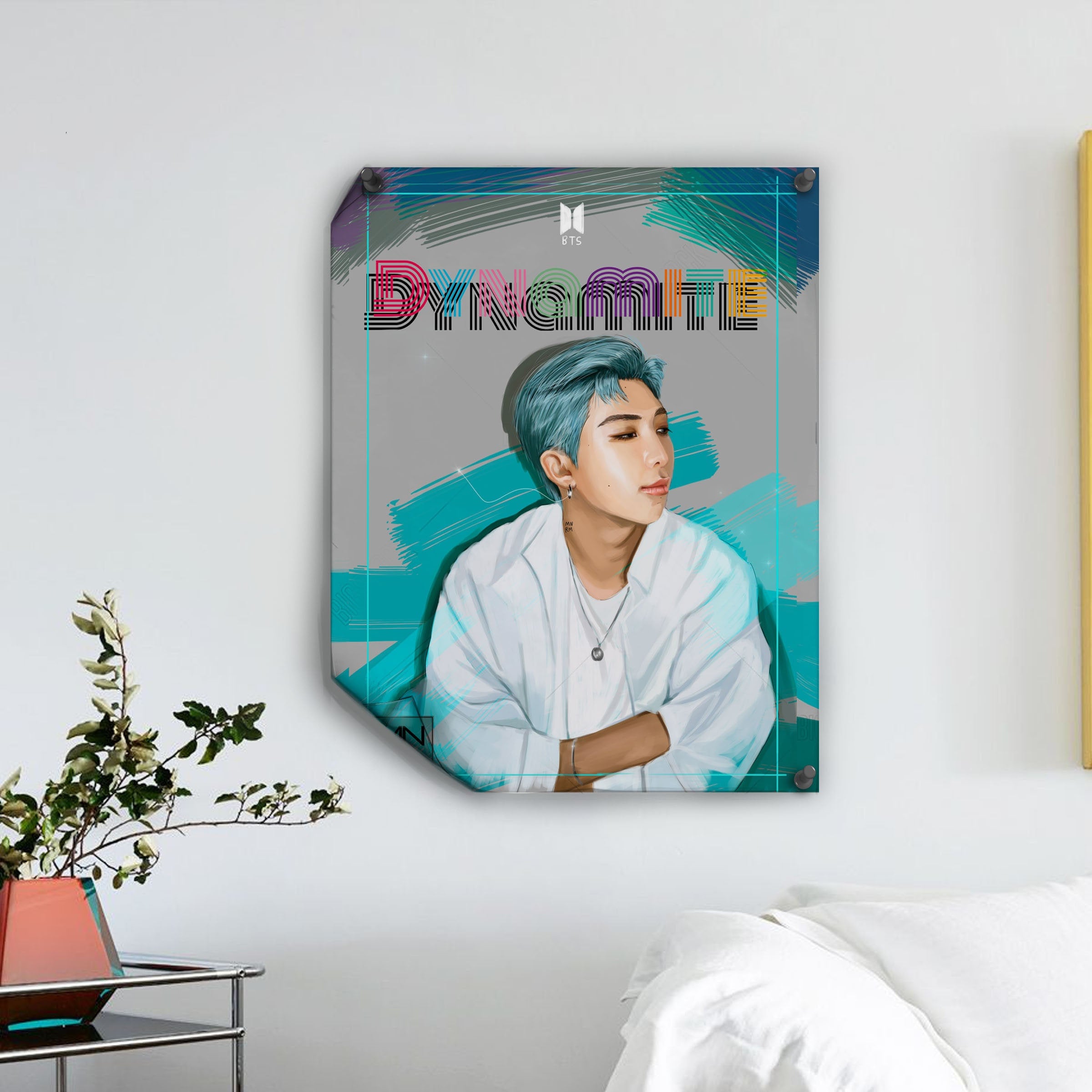 BTS RM Dynamite poster Bts RM digital art print poster Bts