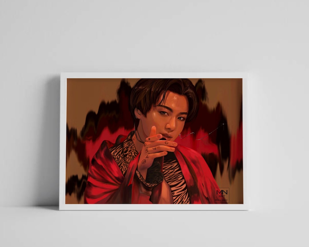 BTS Jungkook My Time Look BTS JK Fanart Print Bts Army Wall Decor