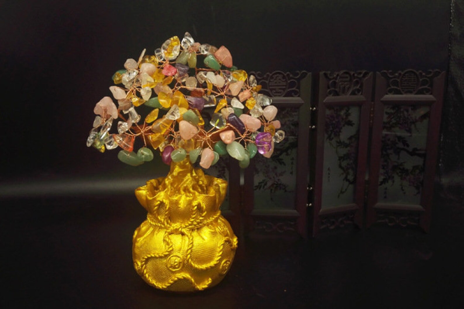 Jade Crystal Money Tree for Attracting Abundance Prosperity Etsy