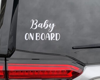 Baby On Board Car Sticker