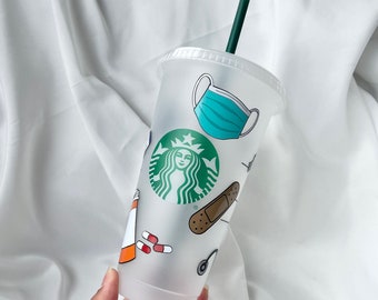 Personalized Medical Doctor/Nurse Themed Starbucks Tumbler