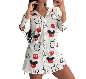 Blouse Mickey Mouse Pour Enfant – Robe à Capuche, Taille 6 Ans – 100% Polyester Doux – Idéale Pour La Maison, Confortable Et Amusante