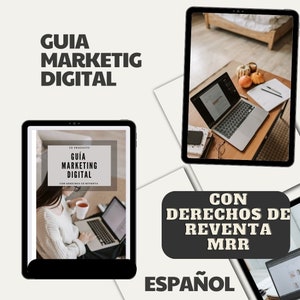 Marketing digital, Guía de Marketing Digital, derechos de reventa, sin rostro, MRR, Marketing digital en español, Derechos de reventa maestros