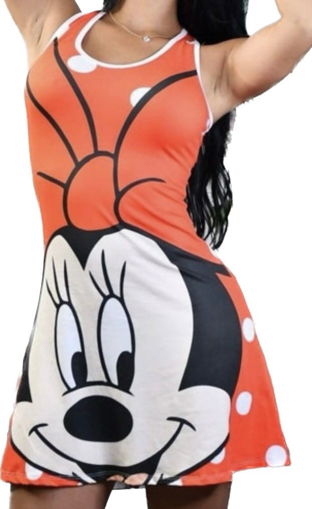 Minnie and Mickey Mouse Women's Dress Disney,one Size: Fits Women in ...