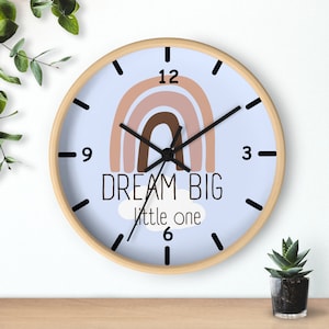 Nursery Wall Clock, wall decor, living room decor