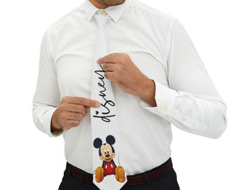 Cravate Mickey, cravate Disney, tenue de croisière Disney, cadeau pour lui