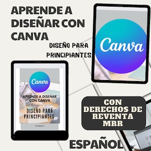 Aprende a Diseñar con Canva, derechos de reventa, MRR,Digital marketing Spanish,ingresos pasivos,Master resell Rights, en Español