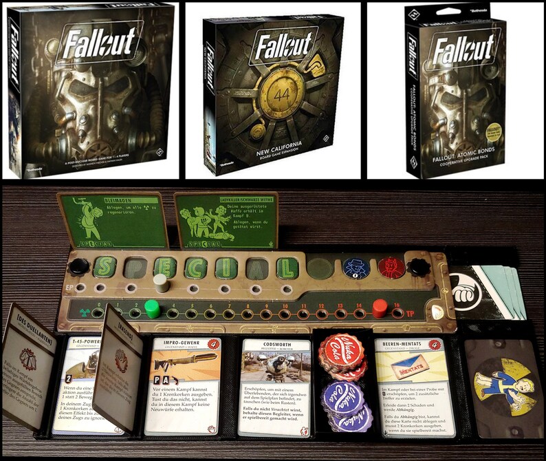 Fallout: Board Game Dashboard - Etsy