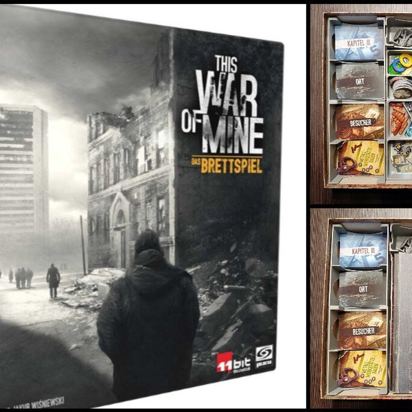 This War of Mine Board Game Insert