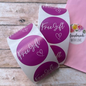 25 Free Gift Stickers | Small Business Stickers | Stickers for Small Business