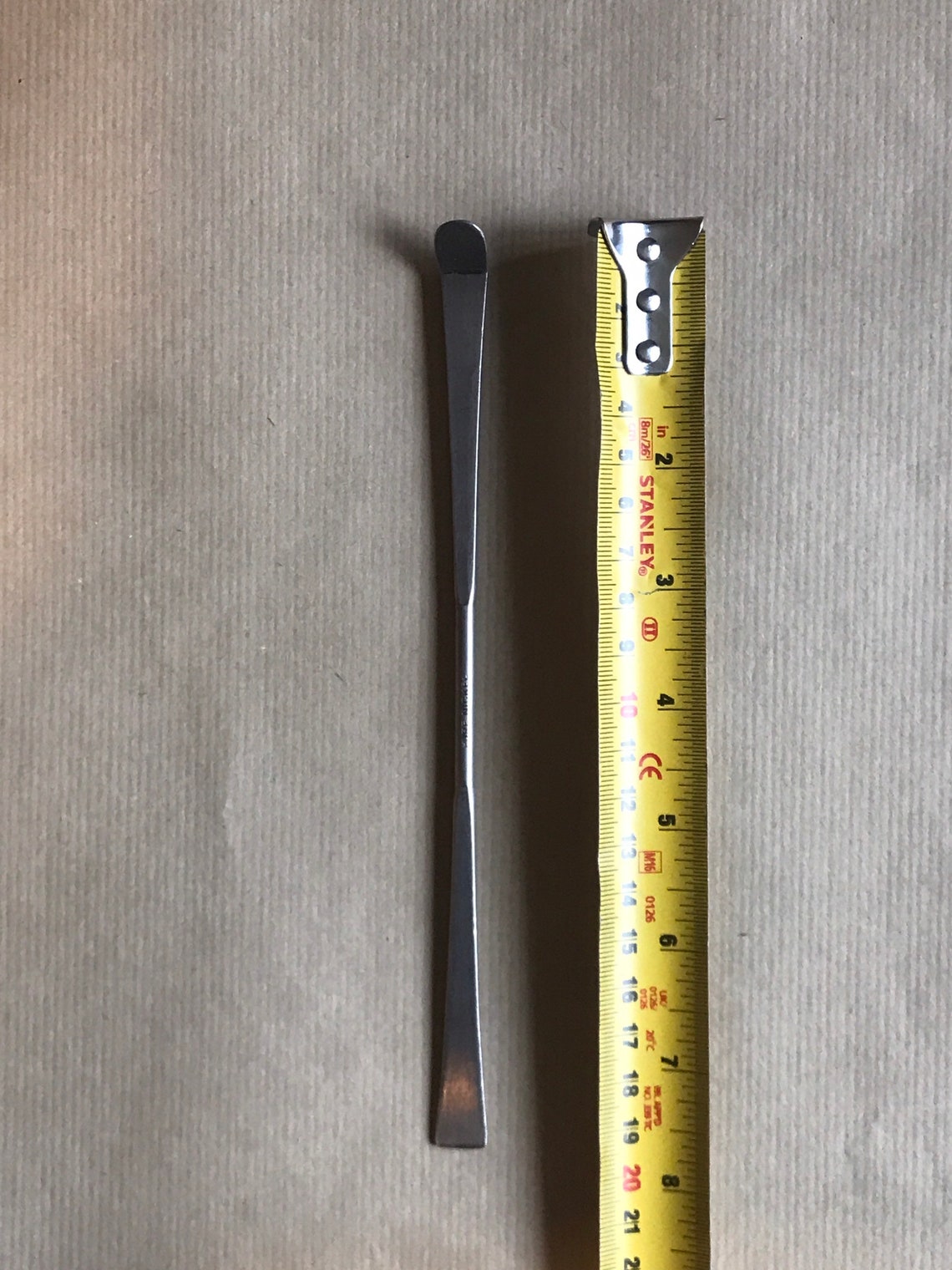 Vintage Nickel Laboratory Spatula Etsy