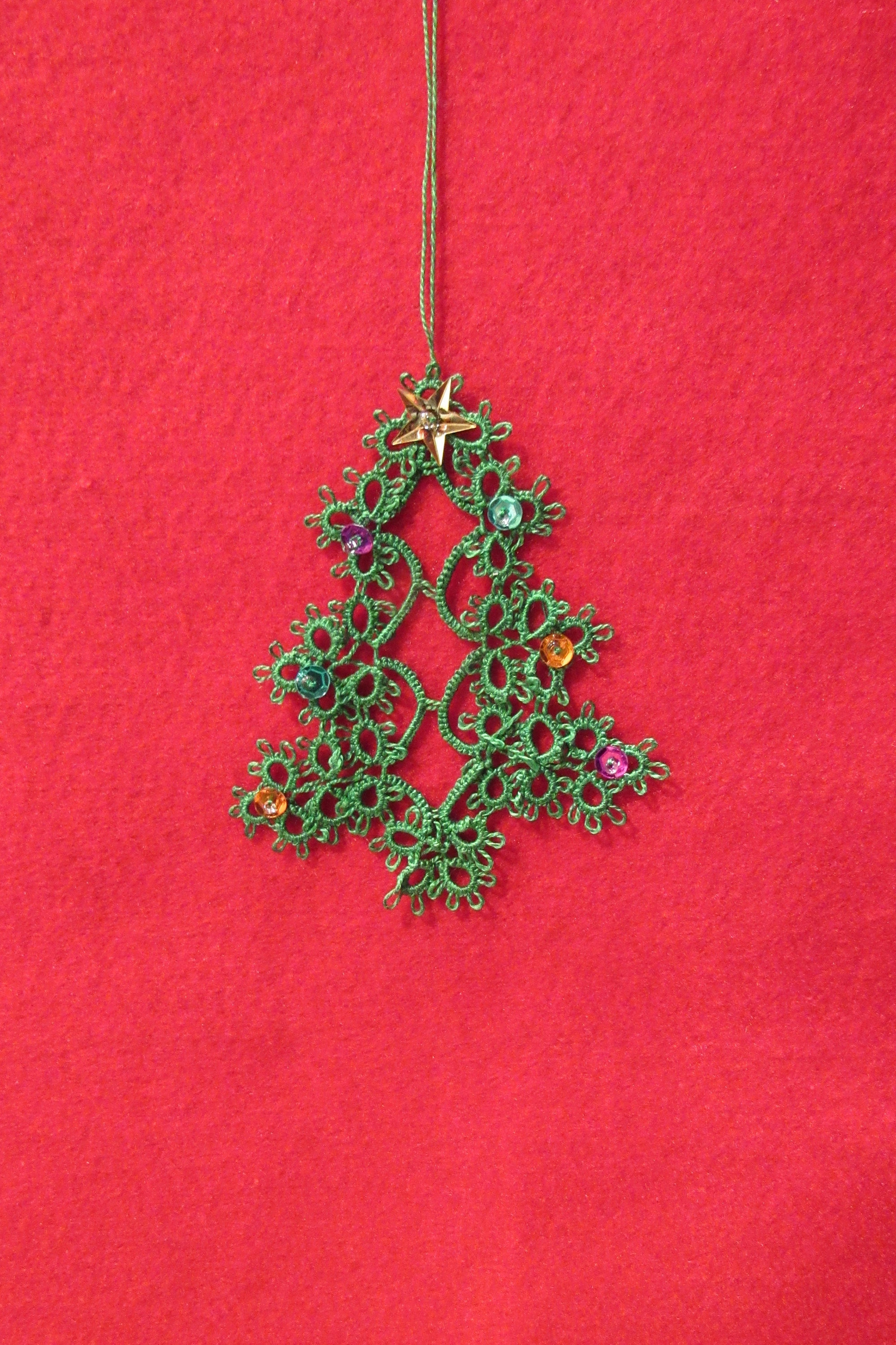 Tatted Christmas Tree Etsy